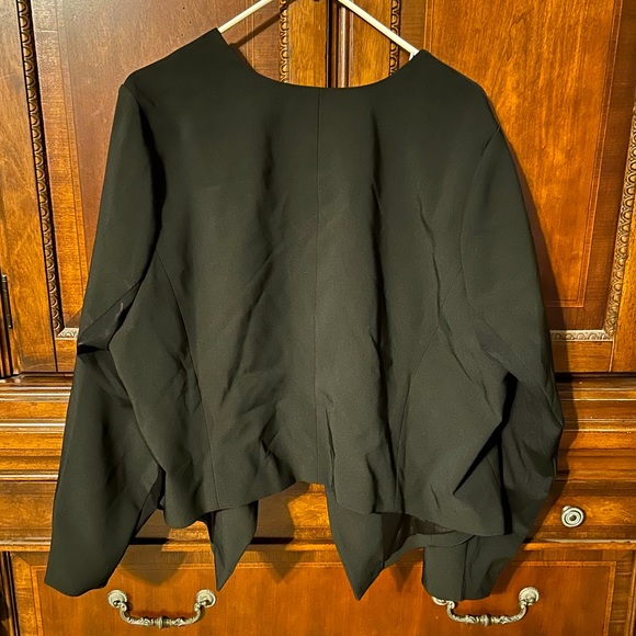 TORRID Black Refined Collarless Blazer - Picture 3 of 6